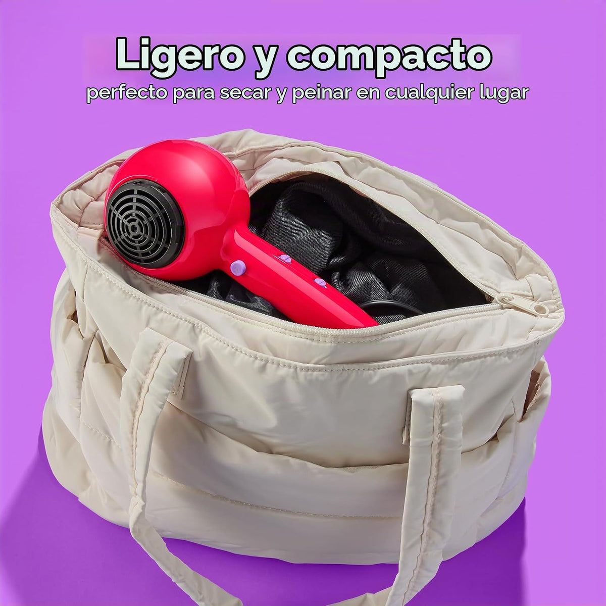 Conair Secador de pelo Cake Pop con accesorios difusores y concentr...