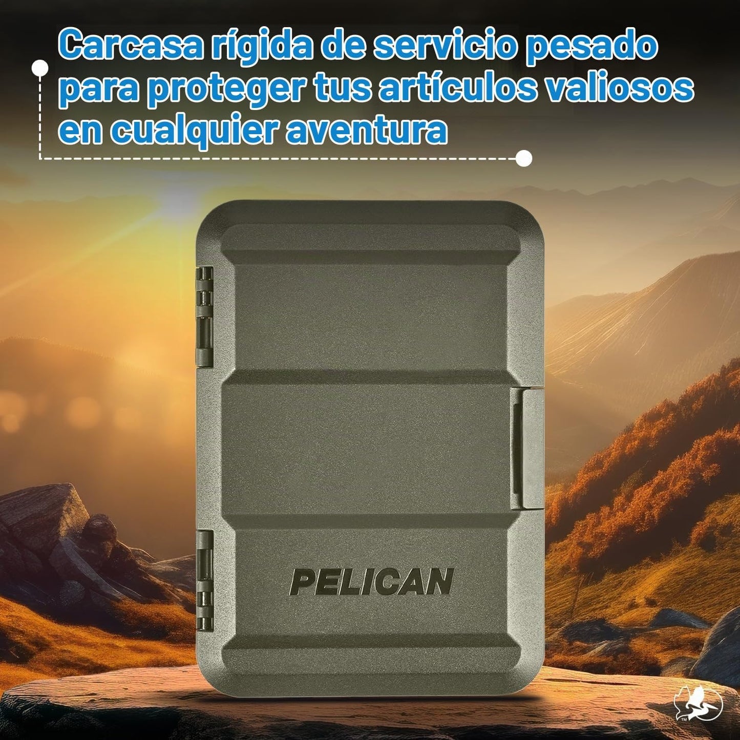 Pelican MagSafe Wallet para iPhone - Cartera magnética delgada para...