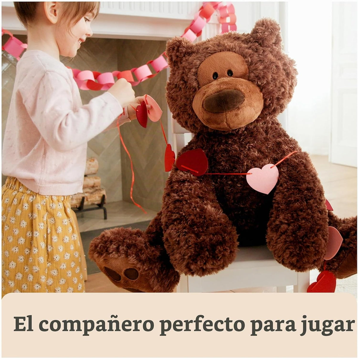 GUND Oso de peluche gigante Philbin, oso de peluche grande, animal...