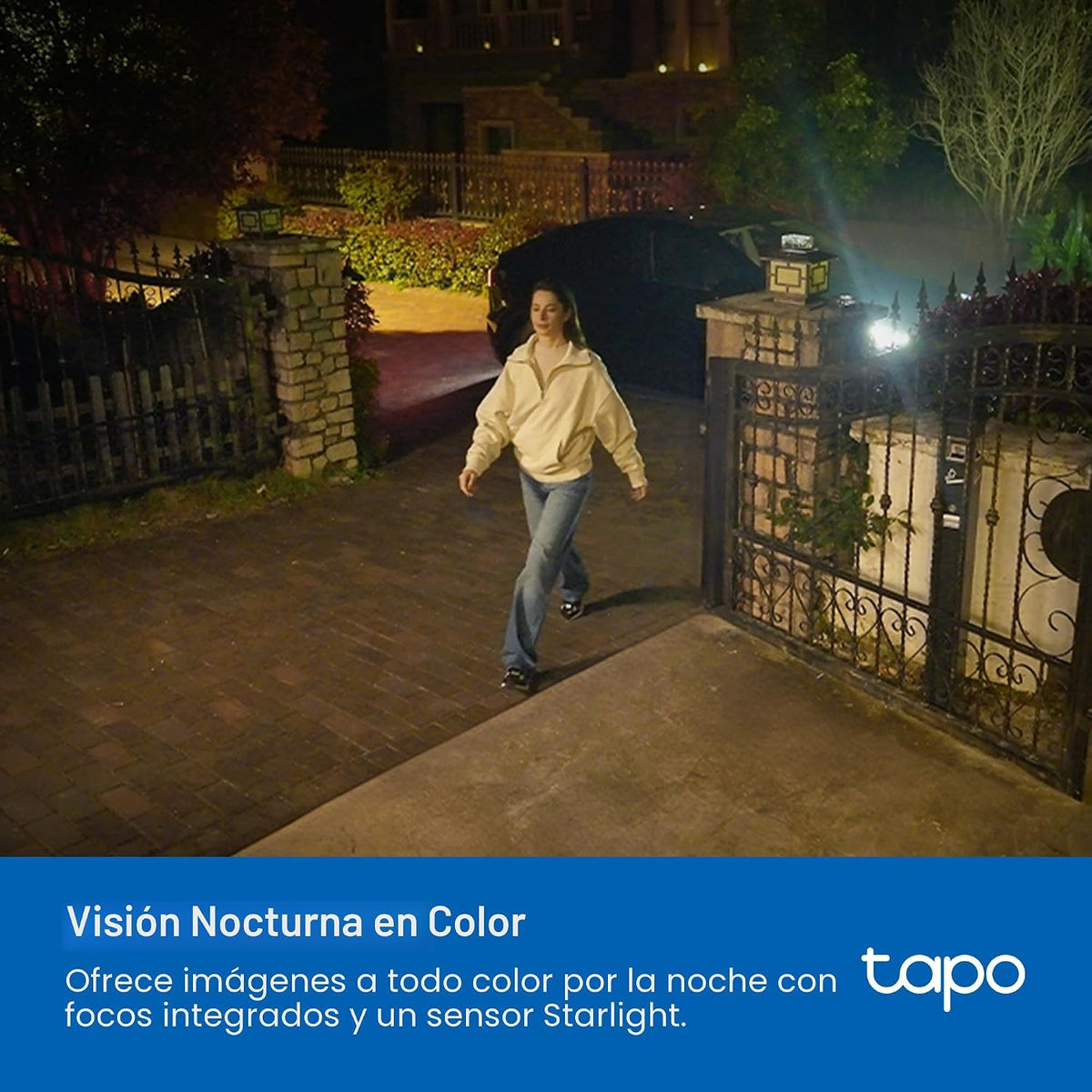Tapo Cámara de seguridad inalámbrica MagCam 2K+ para exteriores con...