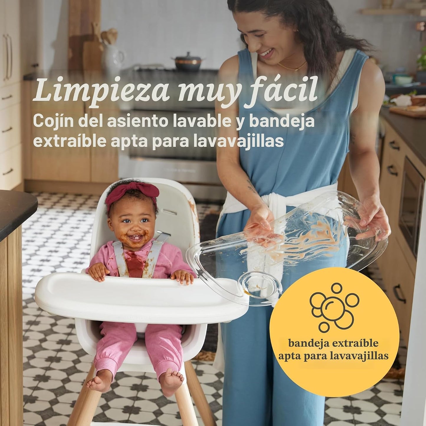 Graco Table2Table Lux Trona, 6 etapas de crecimiento desde silla al...