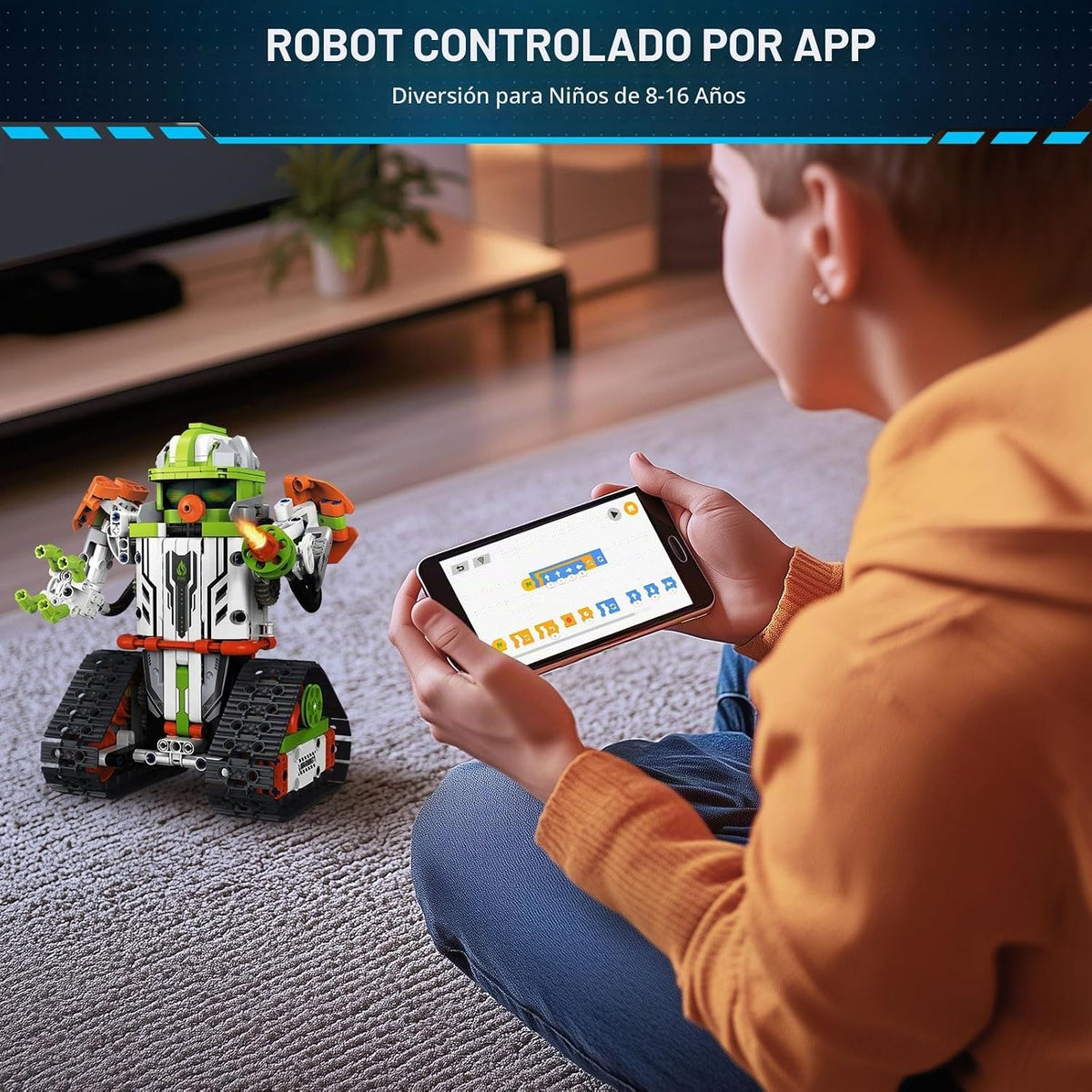 OUTOGO STEM Robot Kit de construcción con control remoto para niños...