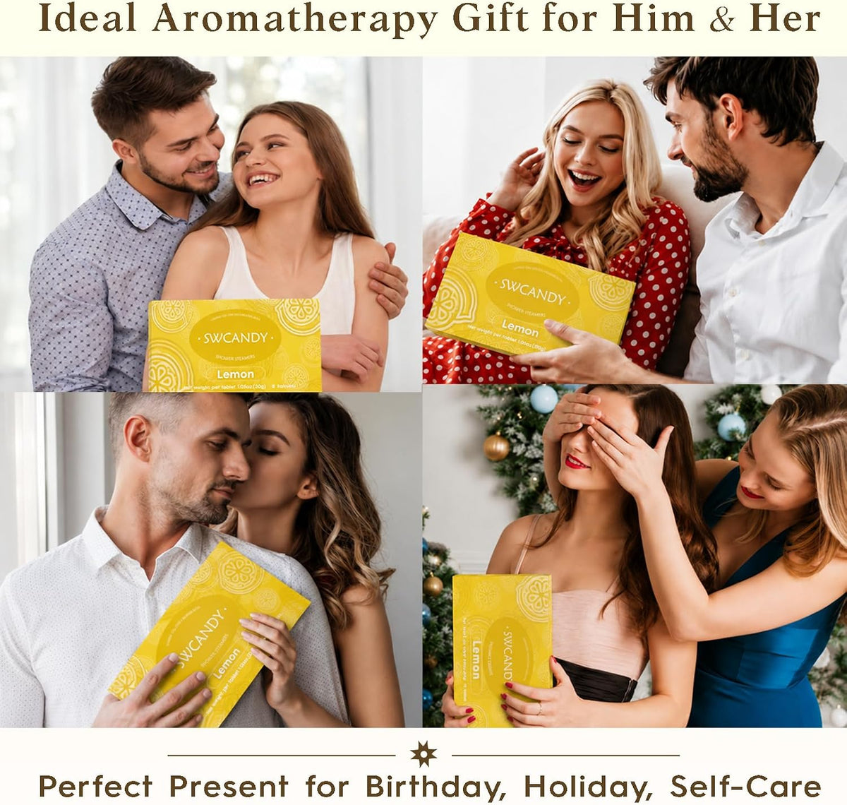 SWCANDY - Vaporizadores de ducha de aromaterapia, regalos de cumple...
