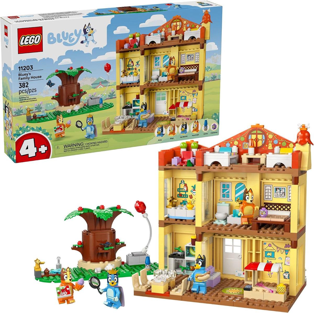 LEGO Bluey: Bluey's Family House - Juguete para niños y niñas d...