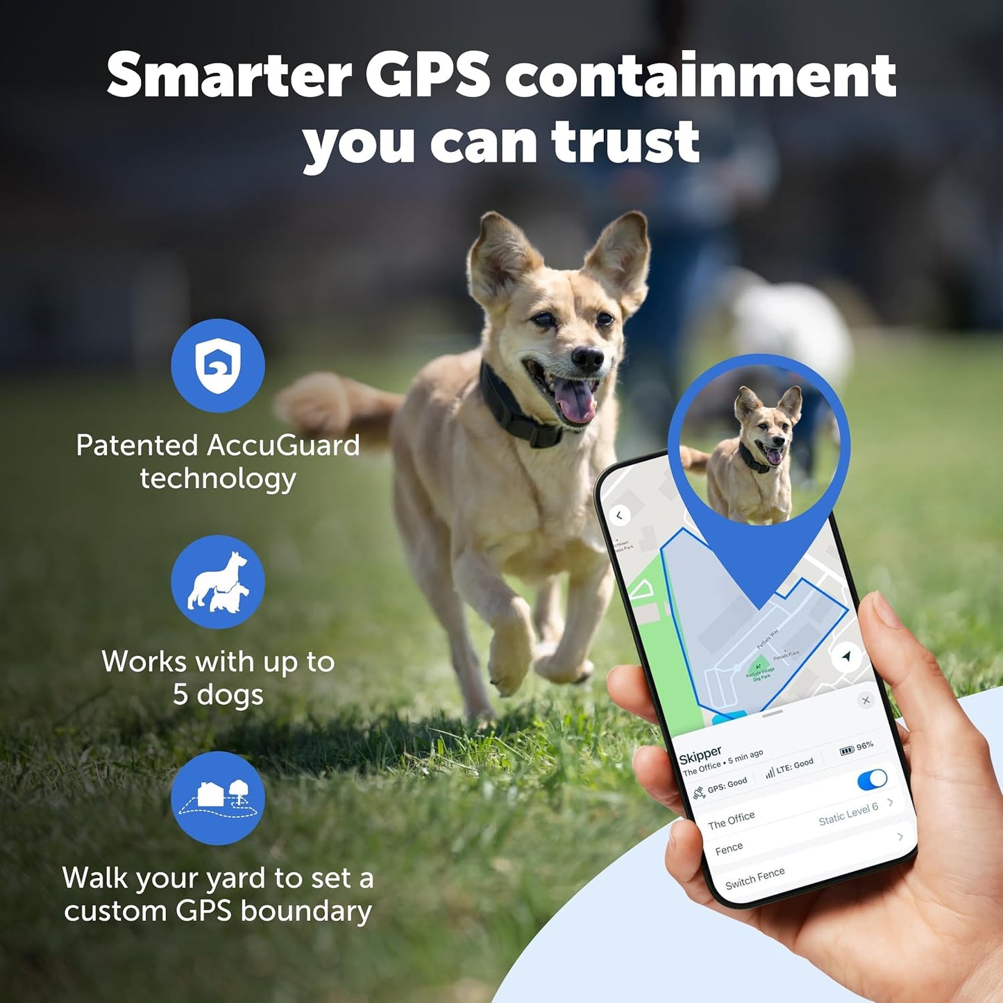 PetSafe Guardian - Valla para perros con GPS, 3\/4 acre+ | No Subsc...