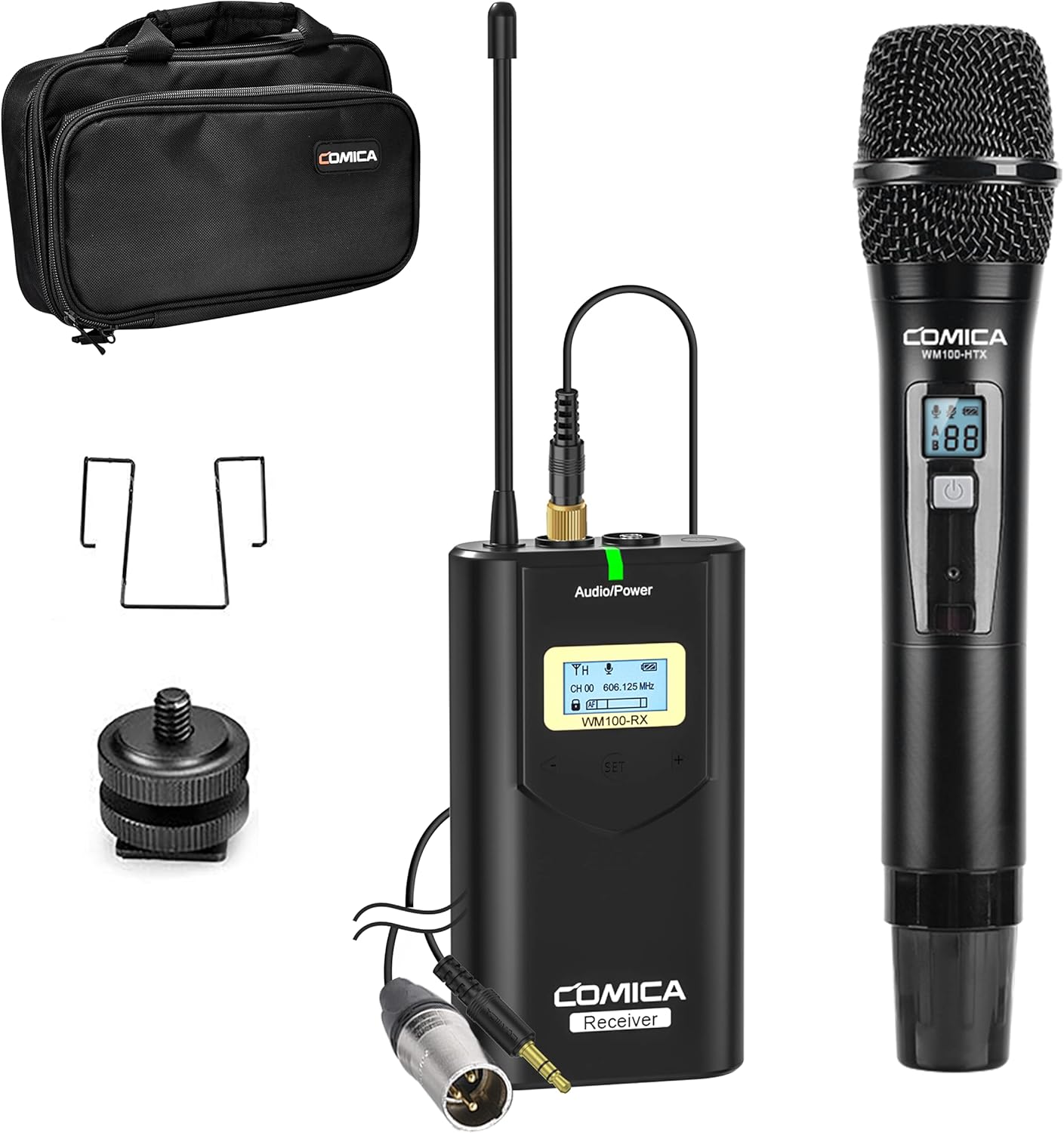 COMICA CVM-WM100 H UHF Sistema de Micrófono Inalámbrico Profesional...