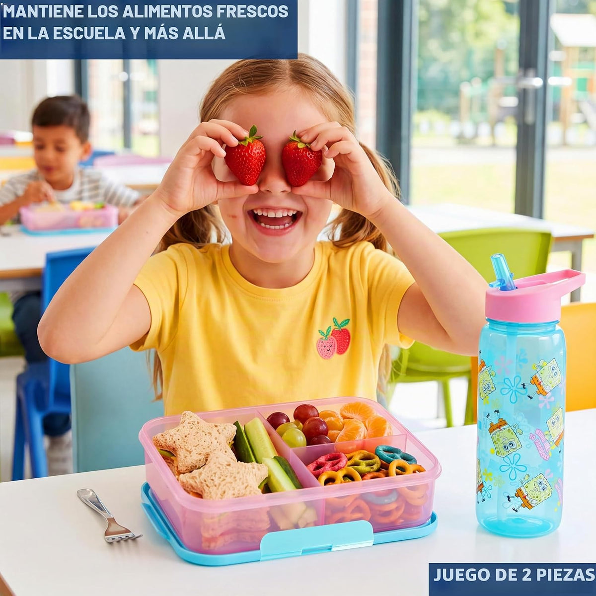 Get Trend SpongeBob SquarePants - Juego de lonchera y botella de ag...