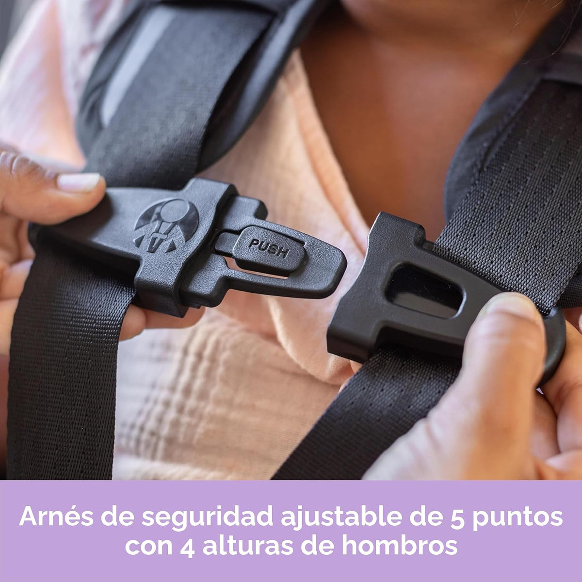 Baby Trend Hybrid SI 3 en 1 Asiento elevador combinado para coche c...