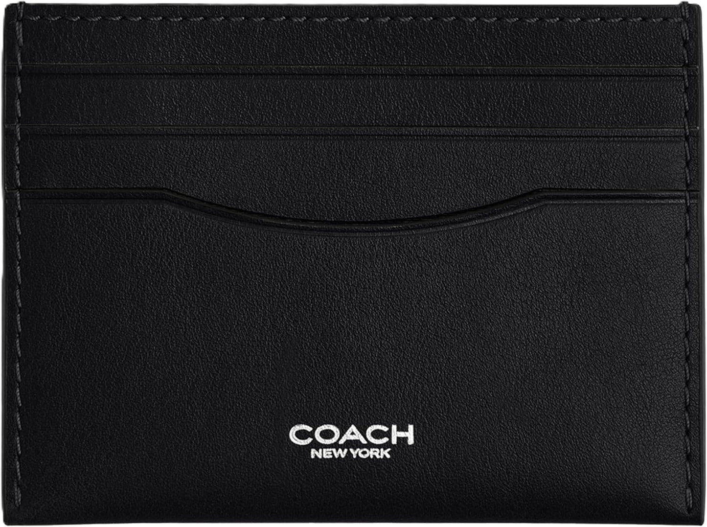 Bolso de mano Coach en cuero de grano natural, Negro, Talla única
