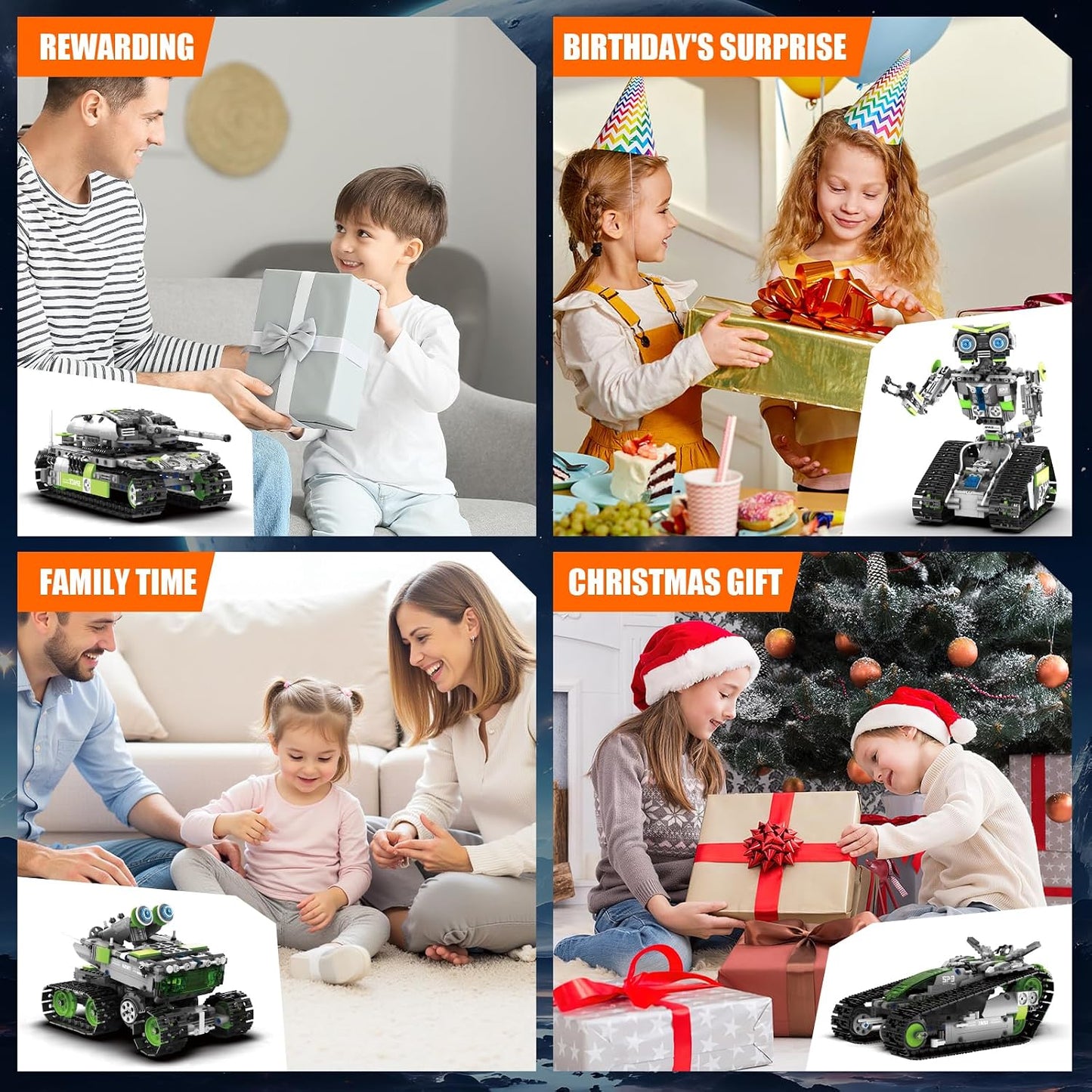 HPROMOT STEM - Juego de construcción de robot para niños de 8 a 16...
