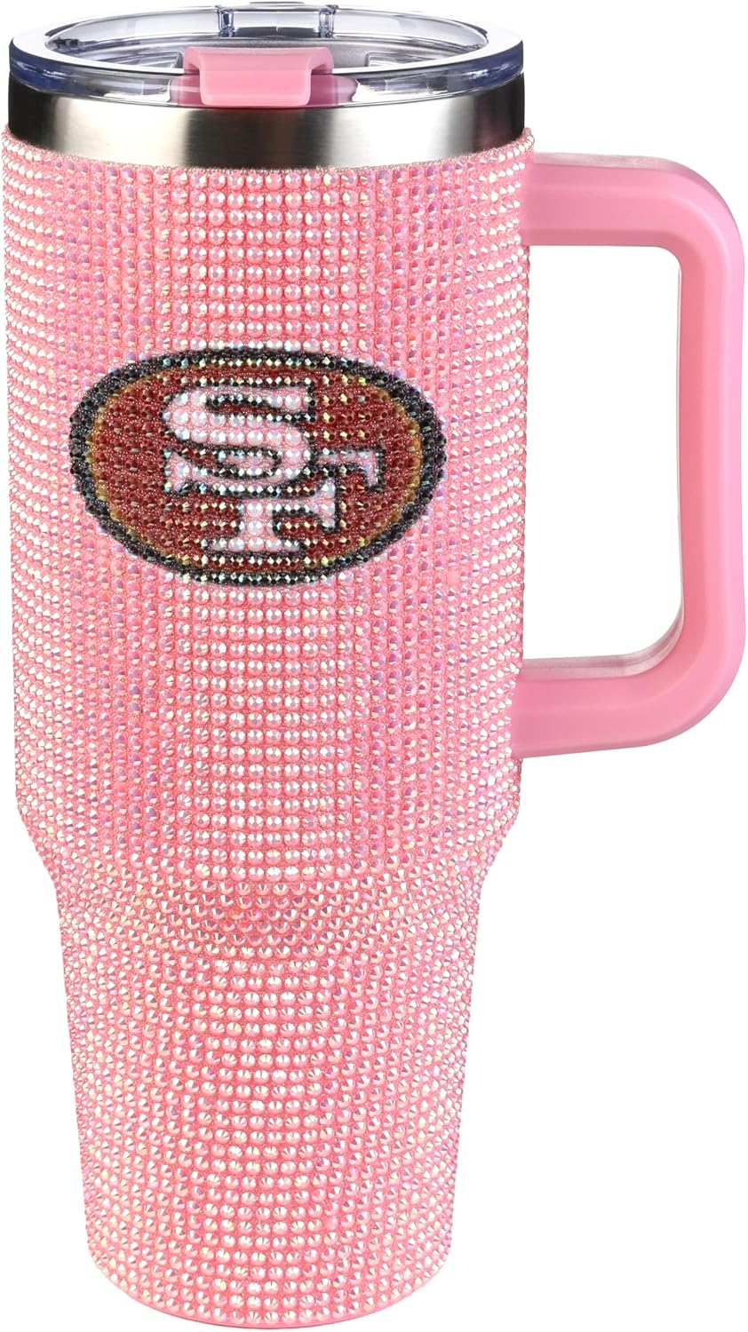 The Memory Company Tumbler con Licencia Oficial de 46 oz Rosa con B...
