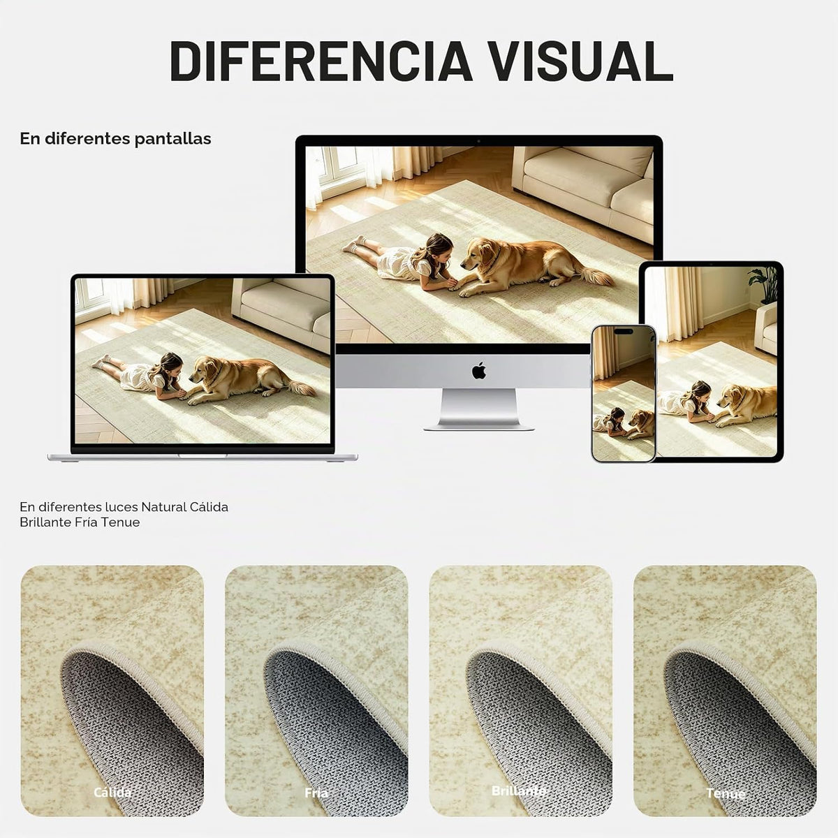 Joydeco Alfombras lavables de 10 x 14 pies para sala de estar, alfo...