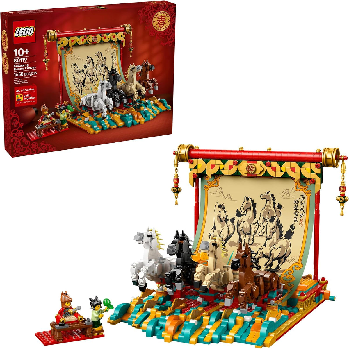 LEGO Caballo Galopante de Tela para el Festival de Primavera - Jugu...