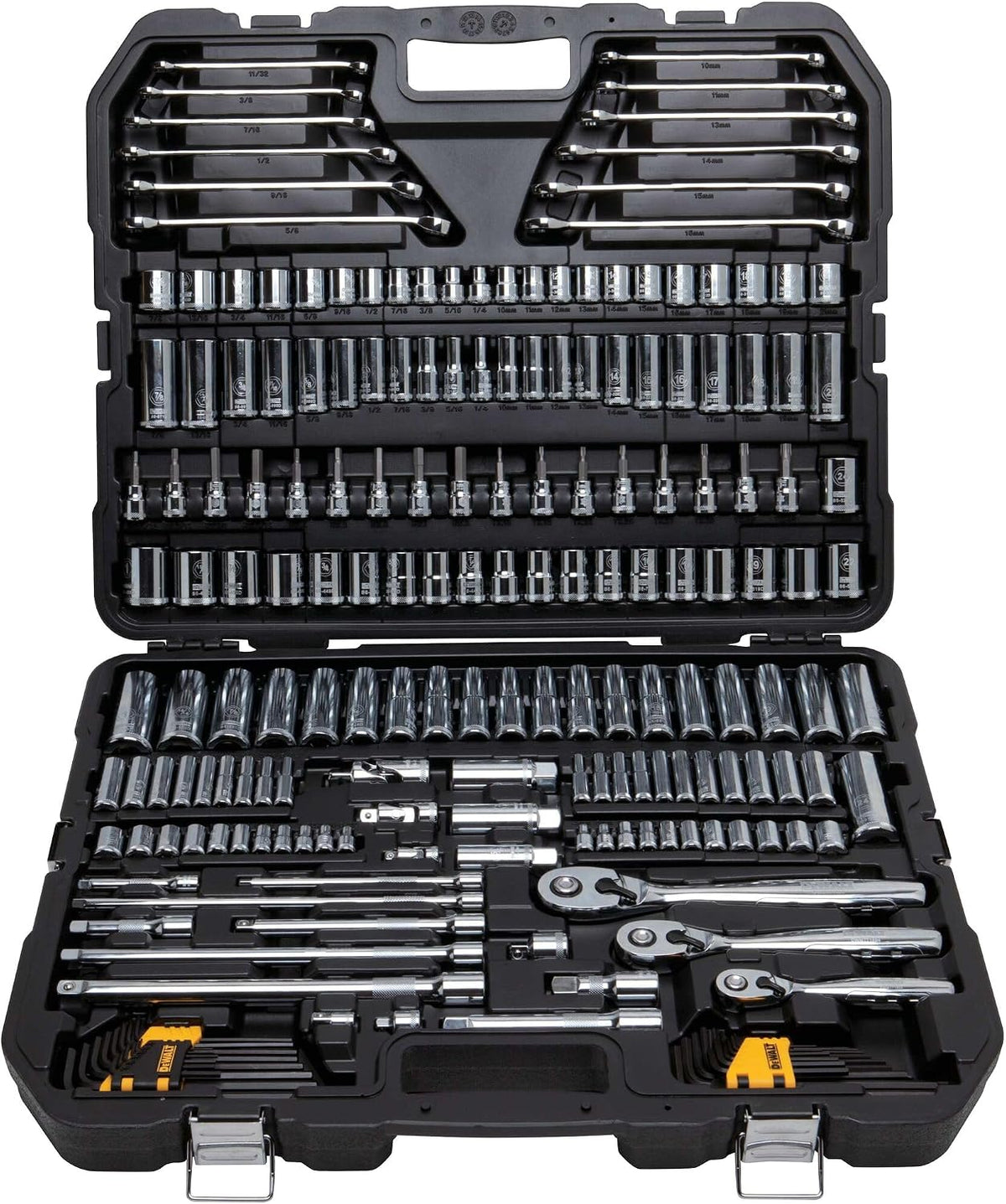 DEWALT Kit de herramientas mecánicas y juego de llaves, juego de he...