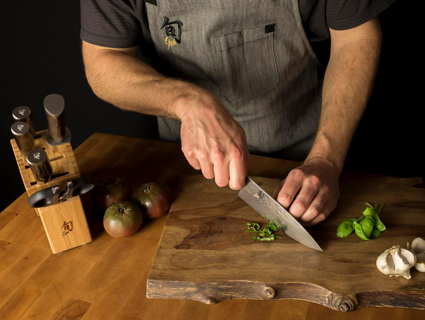Shun Cutlery Premier - Cuchillo de chef profesional, 6 pulgadas, pe...