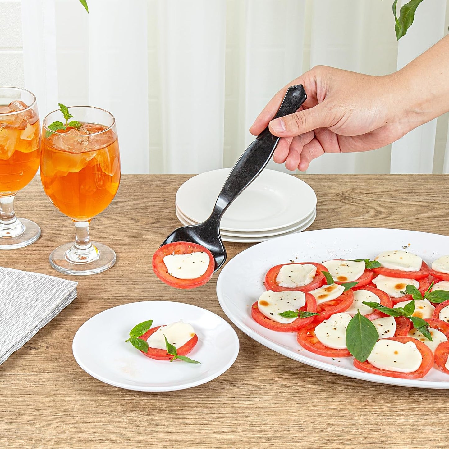 Restaurantware -Cater Tek - Tenedores grandes de 8.5 pulgadas, 100...