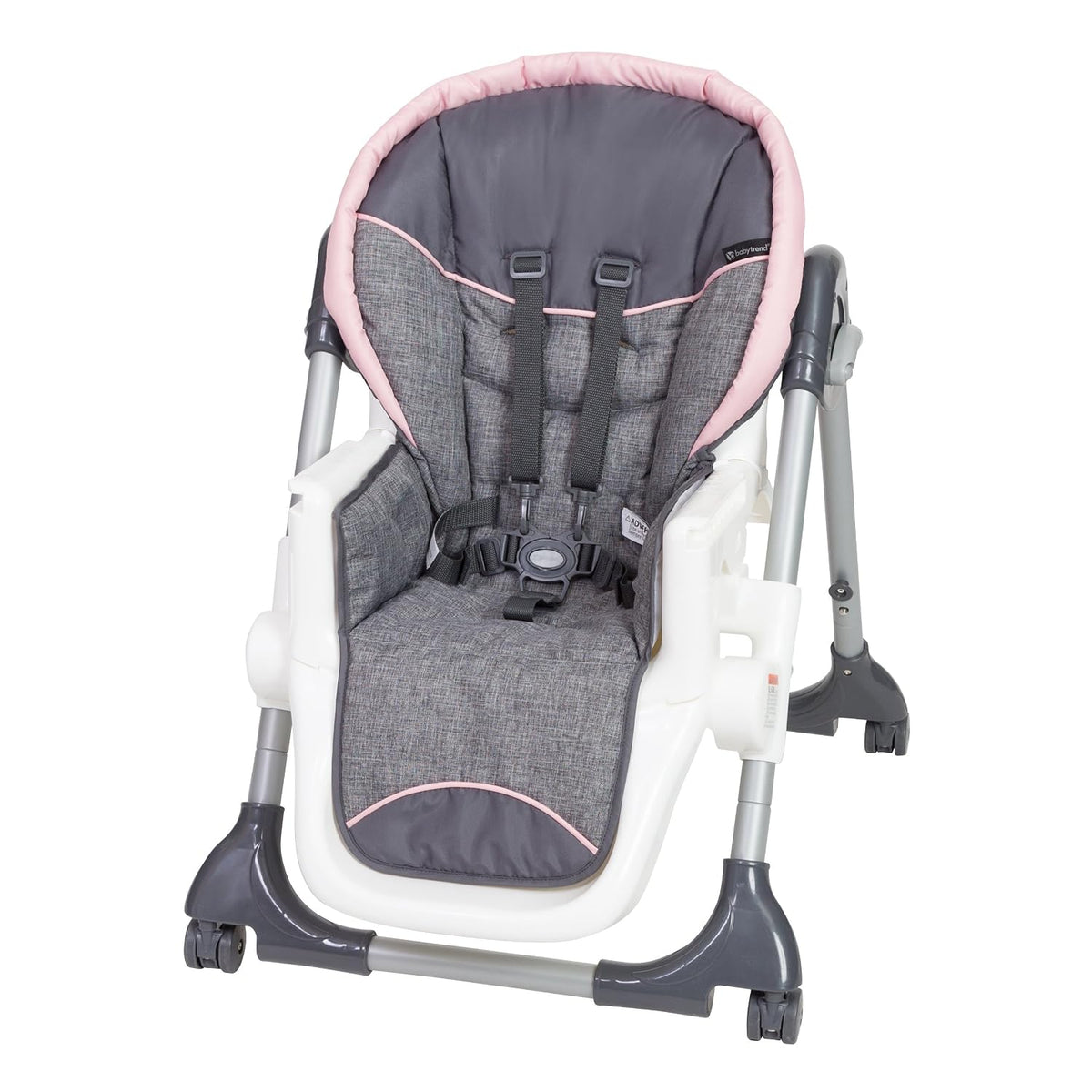 Baby Trend Dine Time - Silla alta 3 en 1, color rosa claro | Arnés...