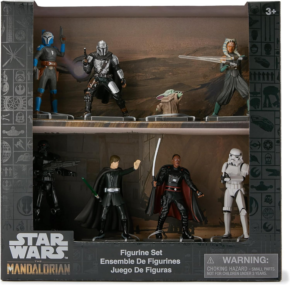 Disney Store Juego de figuras oficiales de Star Wars: The Mandalori...