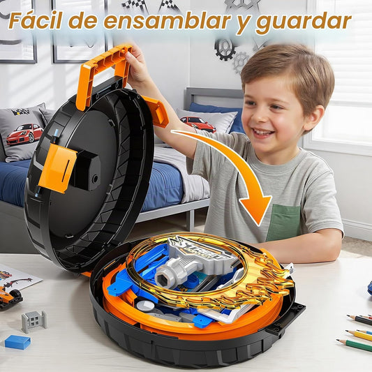 Juego de pista de autos de carreras 2026, juego de carreras para ni...