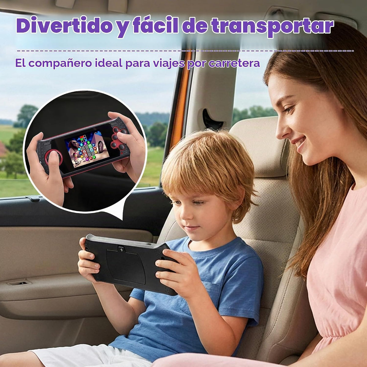 Juego de 16 bits de mano para niños, 230 juegos de video retro clás...