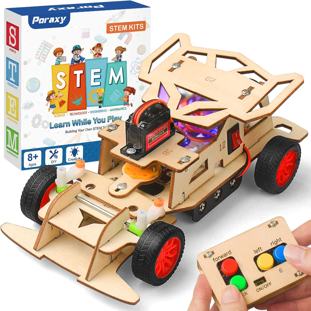 Poraxy Kits STEM para niños de 8 a 10 años, juguetes STEM para niño...