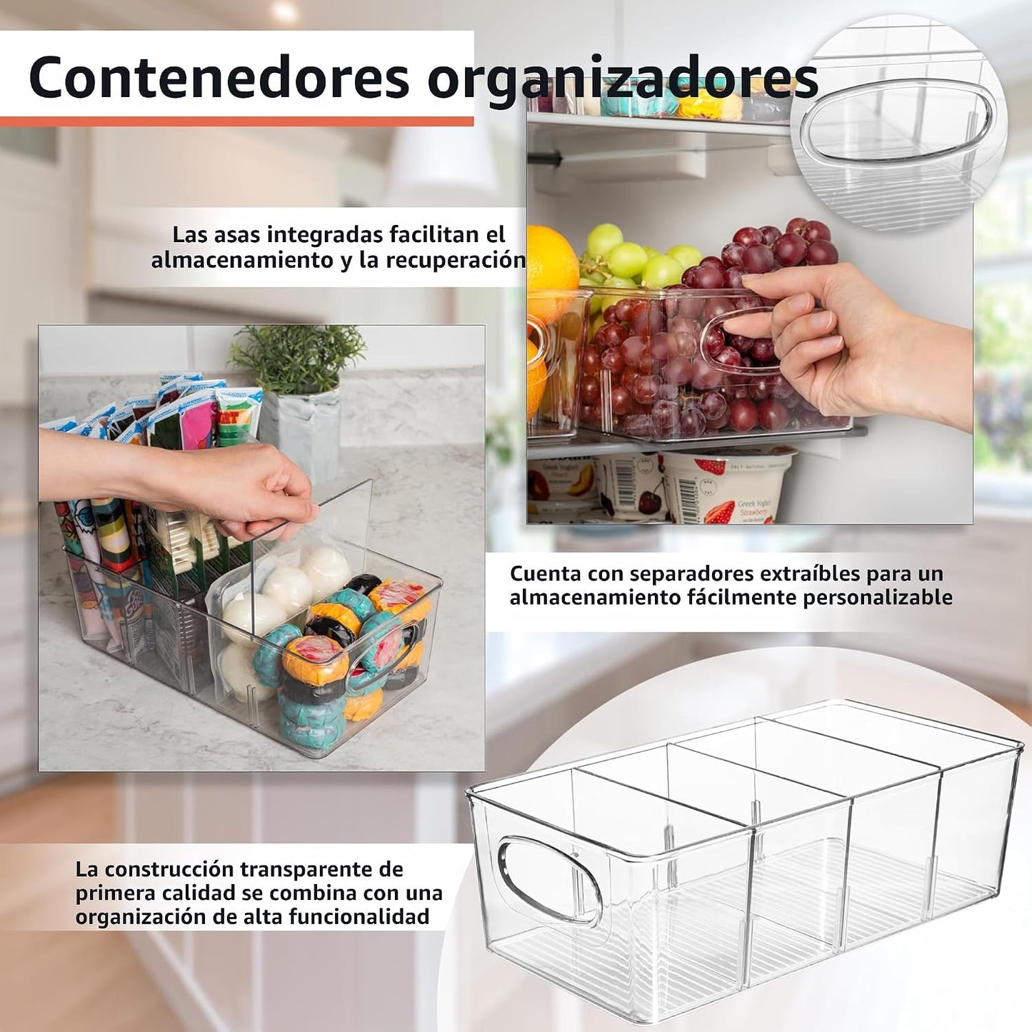 Organizadores y almacenamiento de despensa, organizador de gabinete...