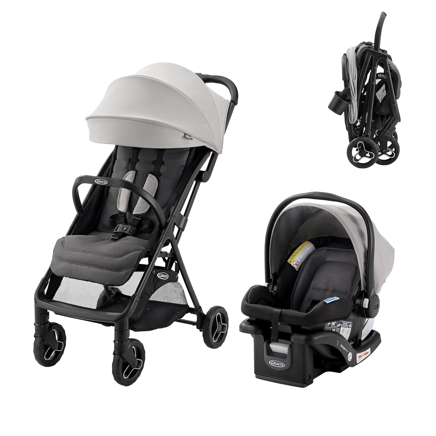 Graco® Ready2Jet Sistema de viaje \u2013 Cochecito de viaje compact...