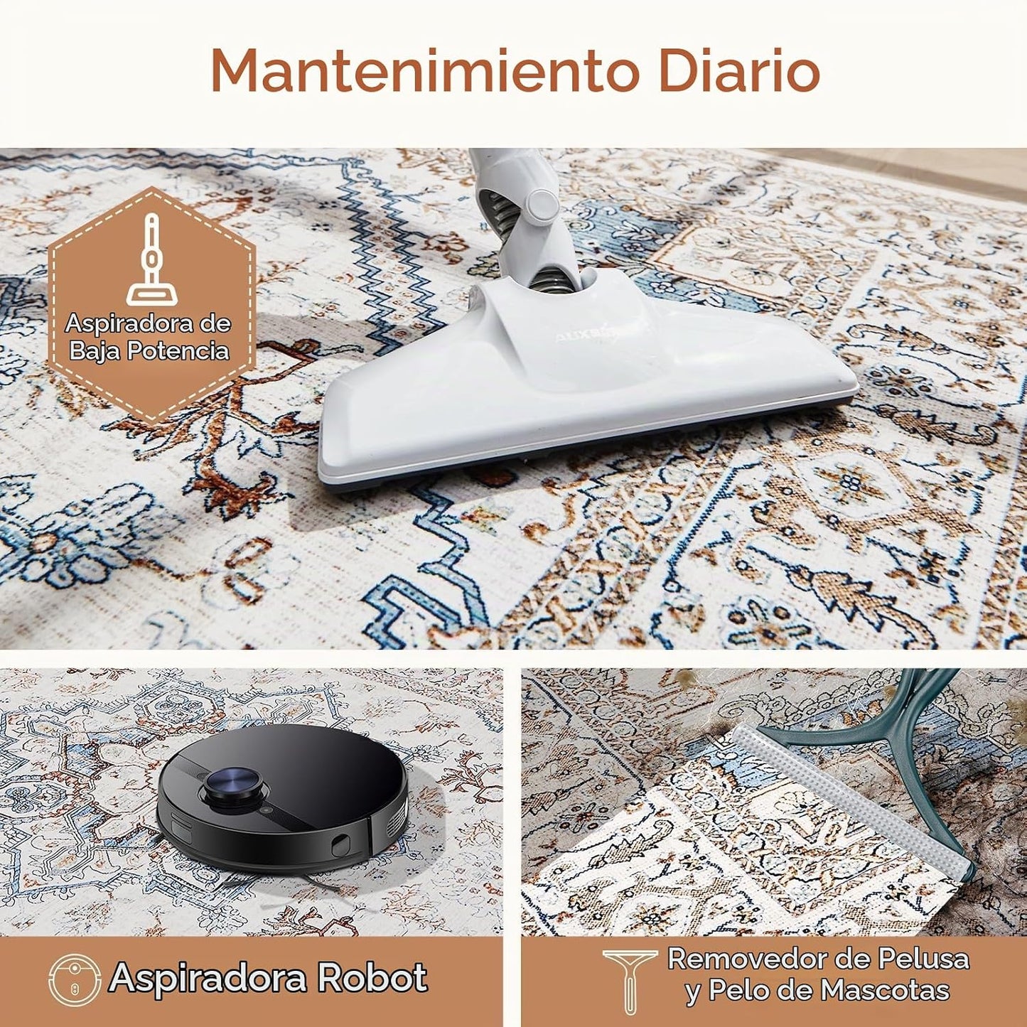 OPPODREAM - Alfombra suave de área de 5 x 7 pies con parte trasera...
