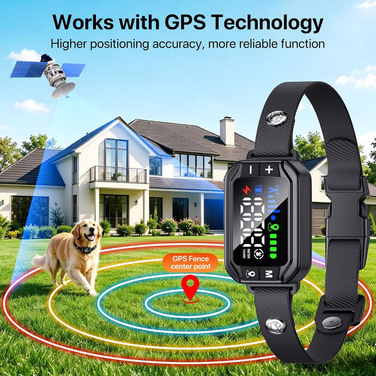 Sistema Inalámbrico De Cerca Para Perros GPS, Cerca Eléctrica Para...