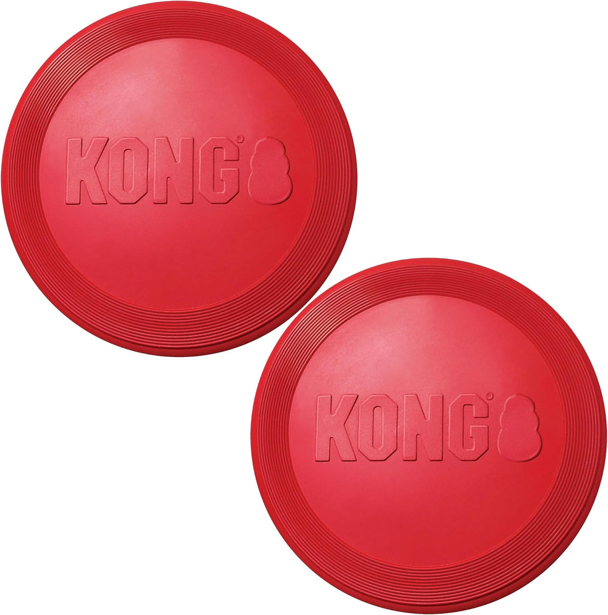 KONG Flyer, disco volador de goma natural, para perros pequeños (pa...