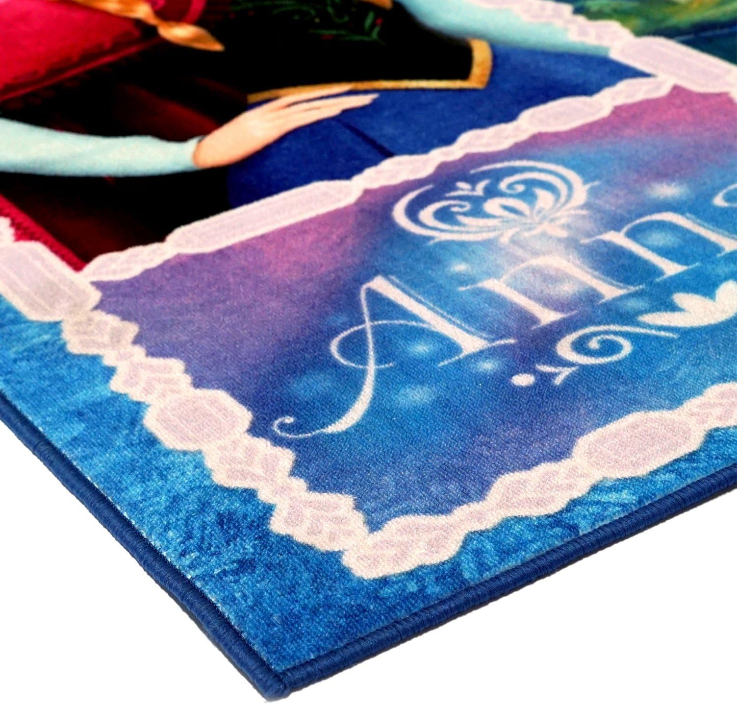 Alfombra Gertmenian &amp; Sons de Disney Frozen Anna y Elsa, Azul\/...