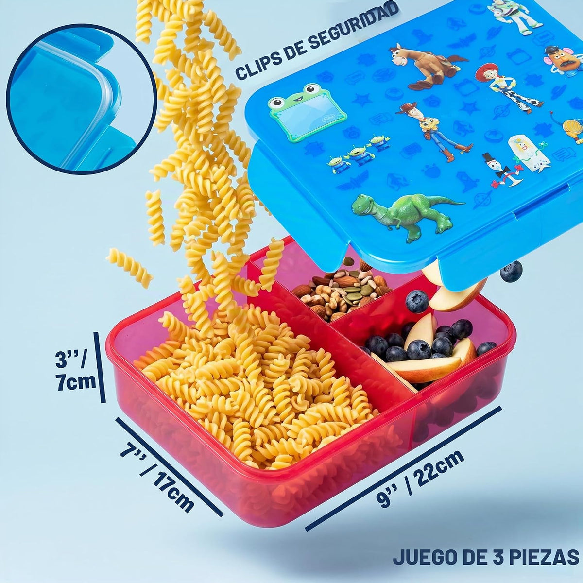 Get Trend Disney Pixar Toy Story Juego de bolsa de almuerzo, caja b...
