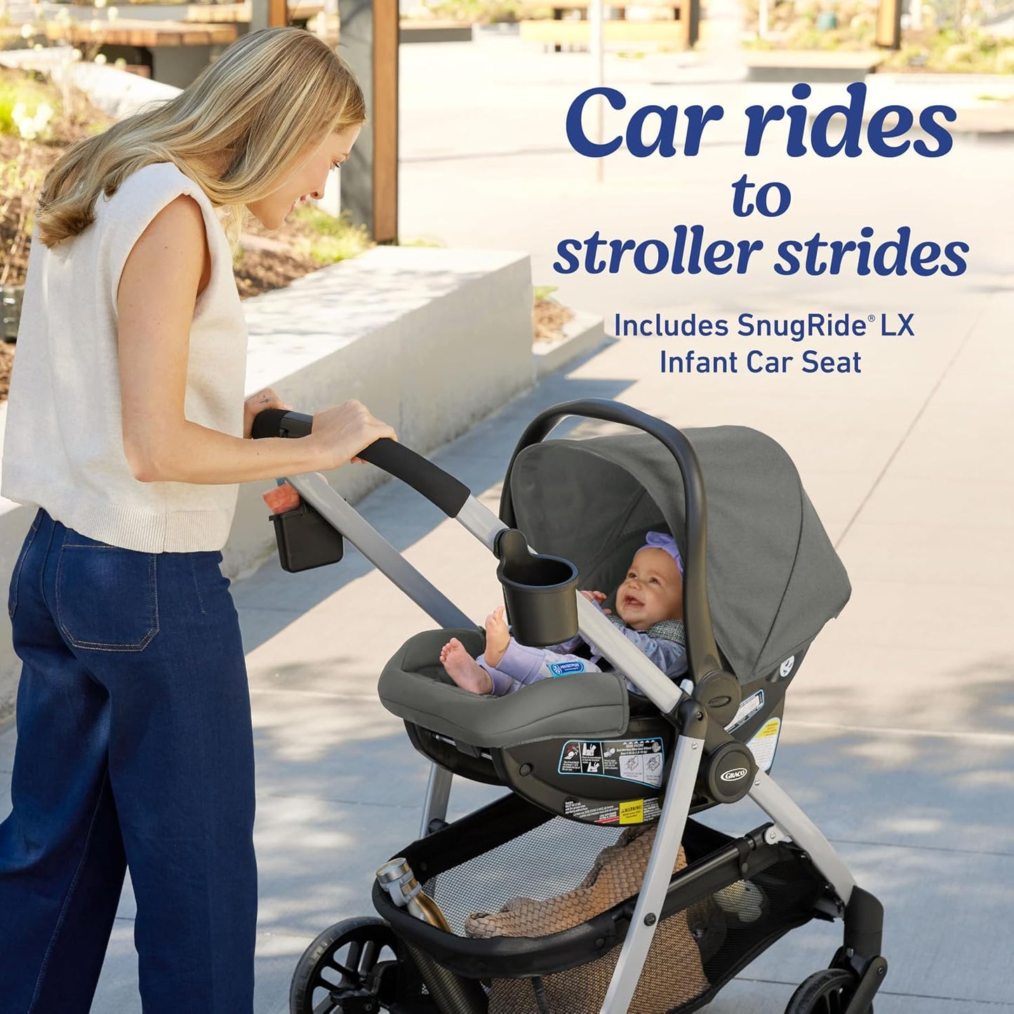 Graco Modes Pramette 3 en 1 Sistema de Viaje, Combo de Silla de Coc...