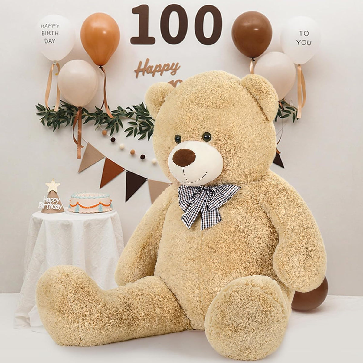 MaoGoLan Oso de Peluche Gigante, de Tamaño Real Grande Suave y Espo...