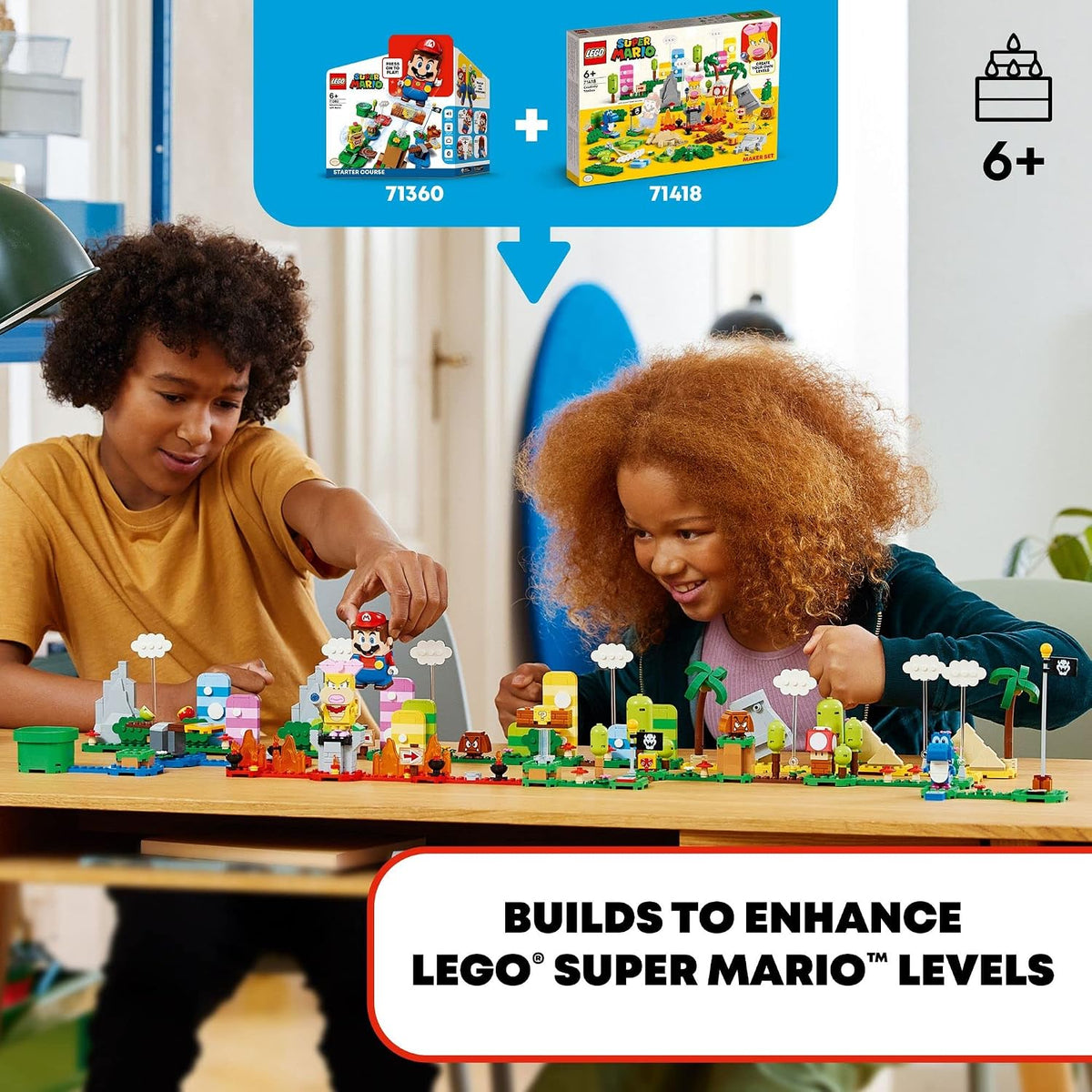 LEGO Super Mario Creativity Toolbox Maker Set 71418, crea tus propi...