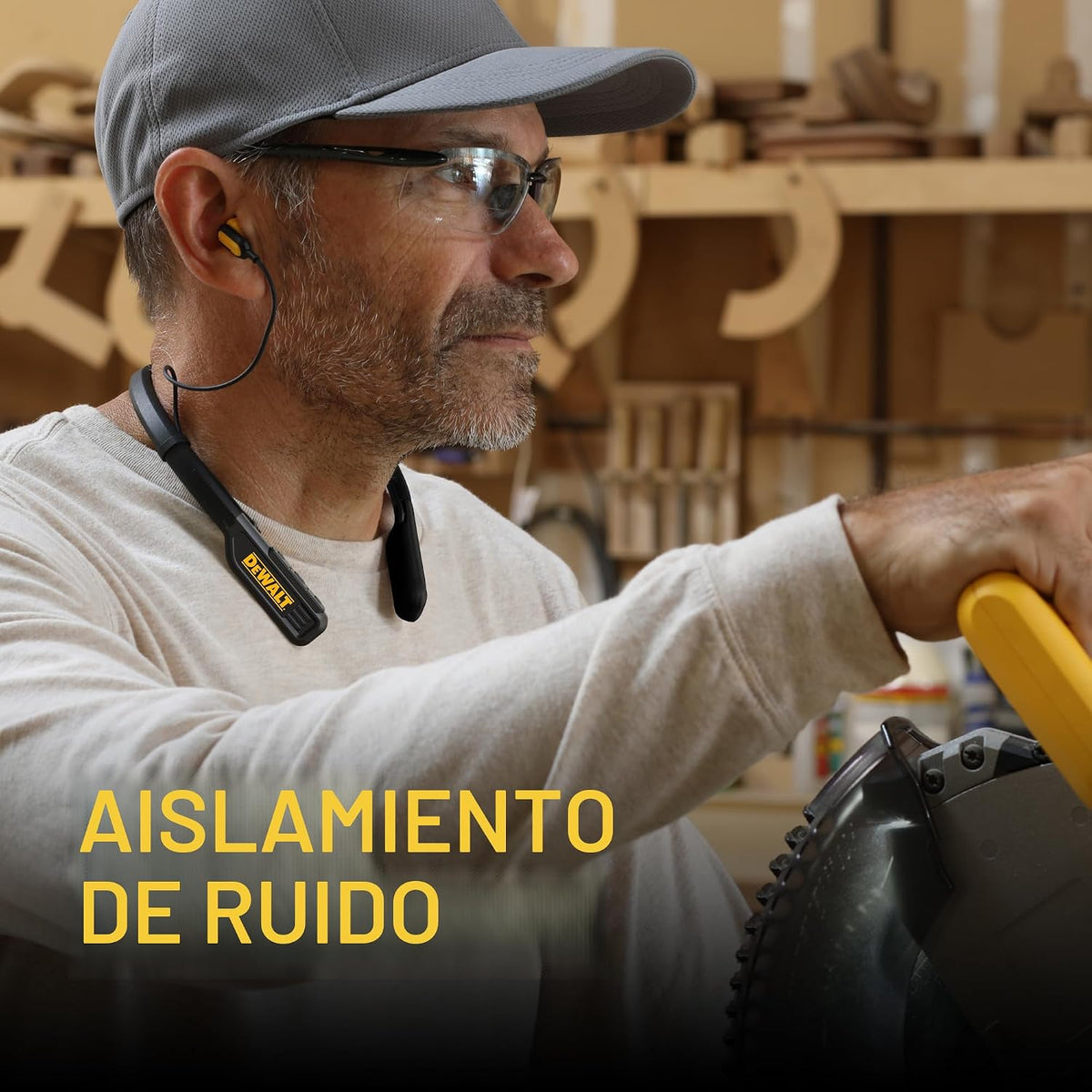 DEWALT Auriculares Magnéticos Bluetooth de Servicio Pesado con Band...