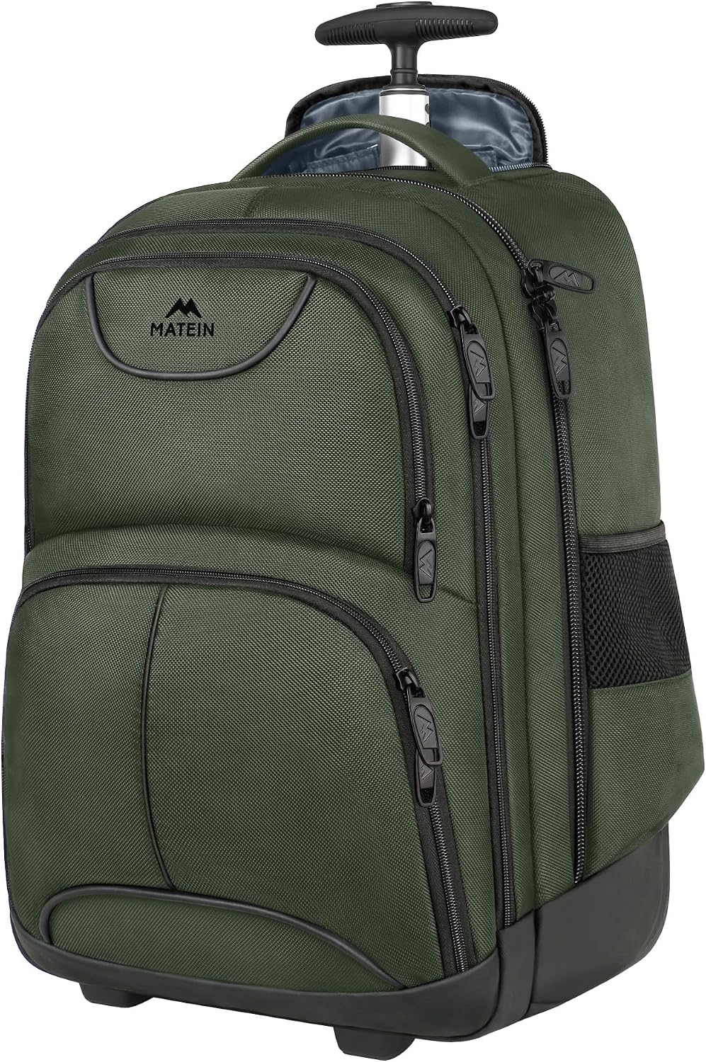 MATEIN Mochila con ruedas, mochila de viaje de 17 pulgadas para lap...