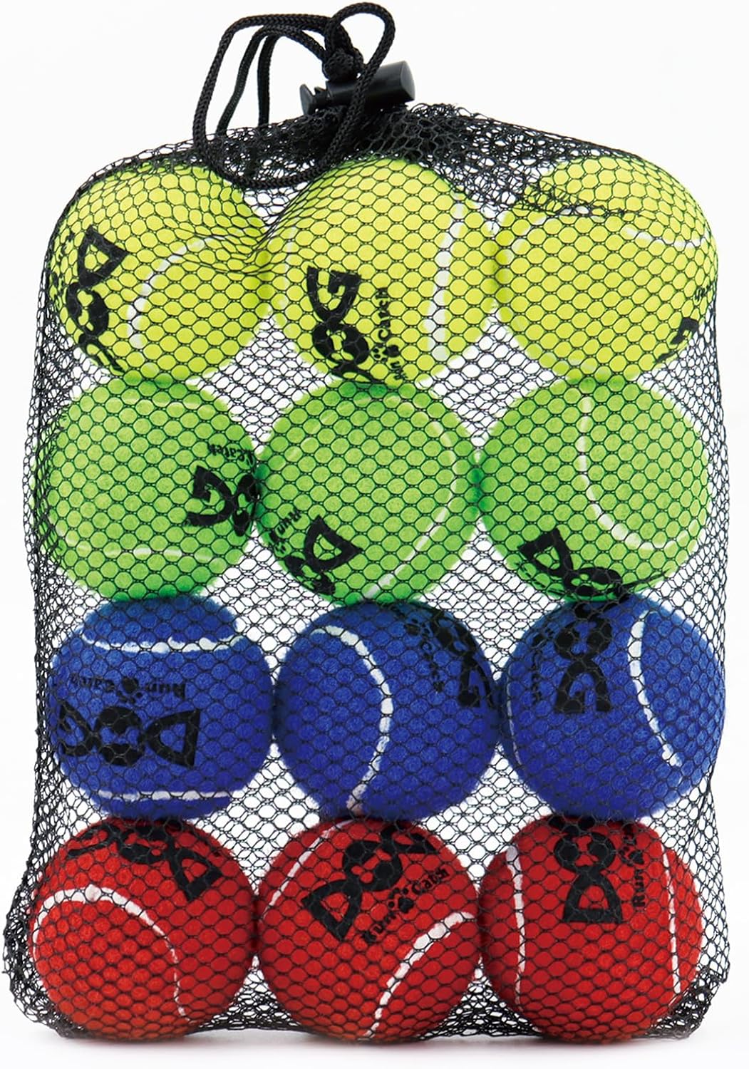 Pelotas de tenis para perros INSUM, paquete de 12 pelotas coloridas...
