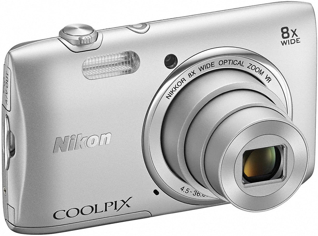 Nikon Cámara digital COOLPIX S3600 Plata S3600SL