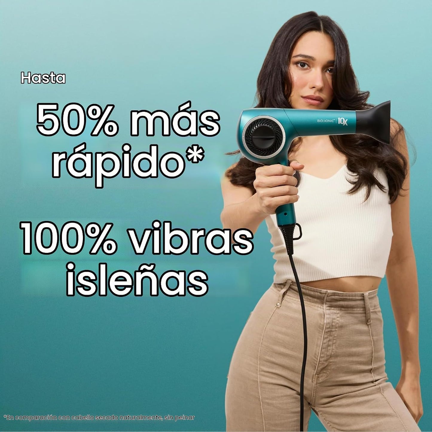 Bio Ionic Secador de pelo de velocidad ultraligera 10X, secador de...