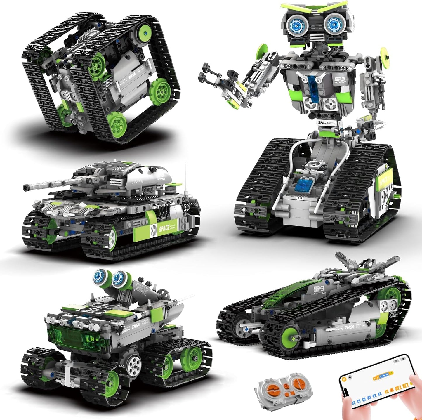 HPROMOT STEM - Juego de construcción de robot para niños de 8 a 16...