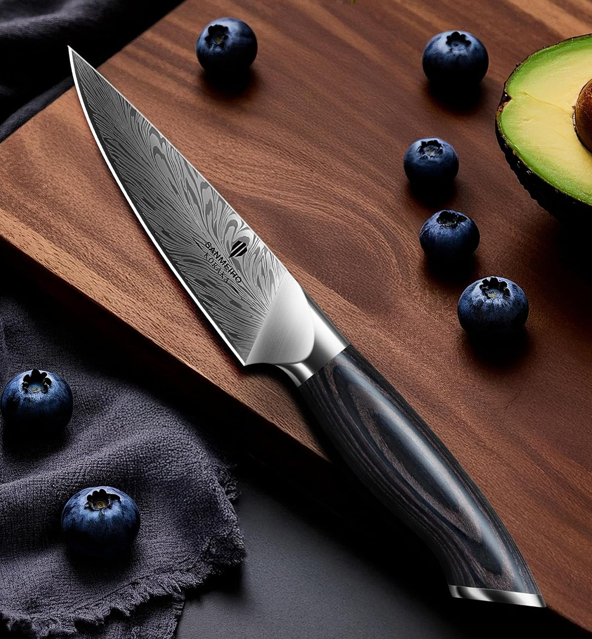 SANMEIHO Cuchillo de pelar de cocina de 4.5 pulgadas \u2013 Cuchill...