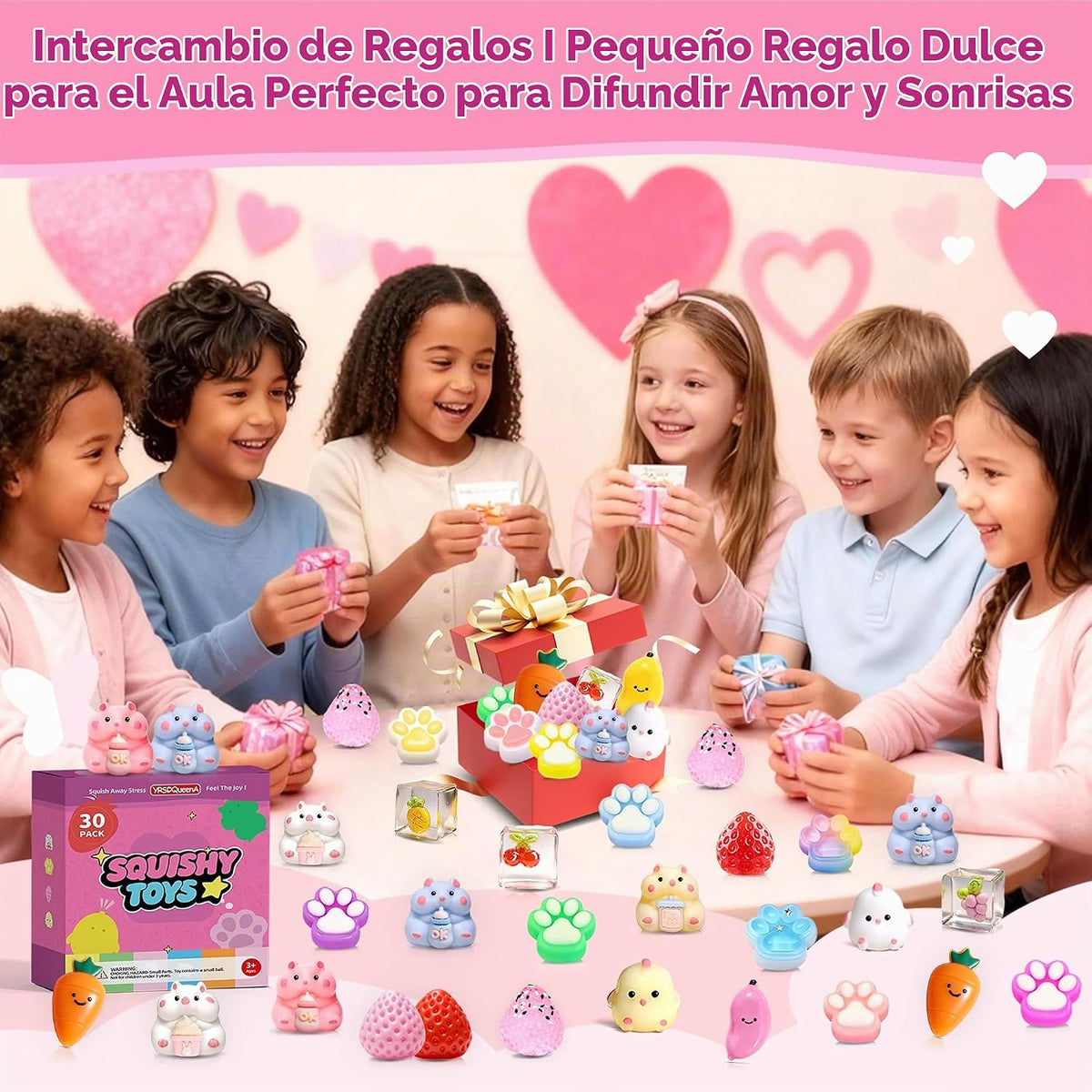 Paquete de 30 juguetes blandos Taba, juguetes blandos para apretar,...