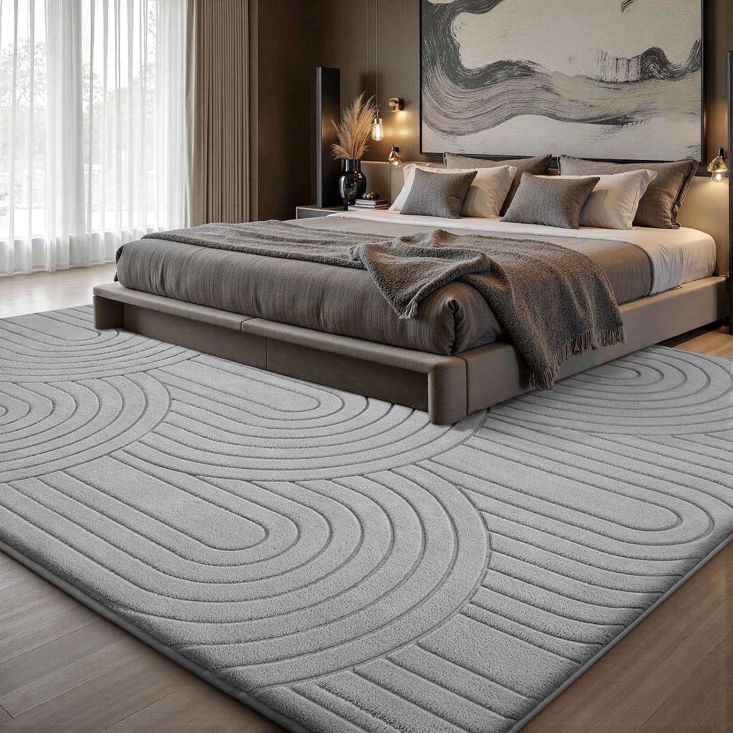 Alfombras Sour Lemon 9x12 para Sala de estar, Alfombra Grande Suave...