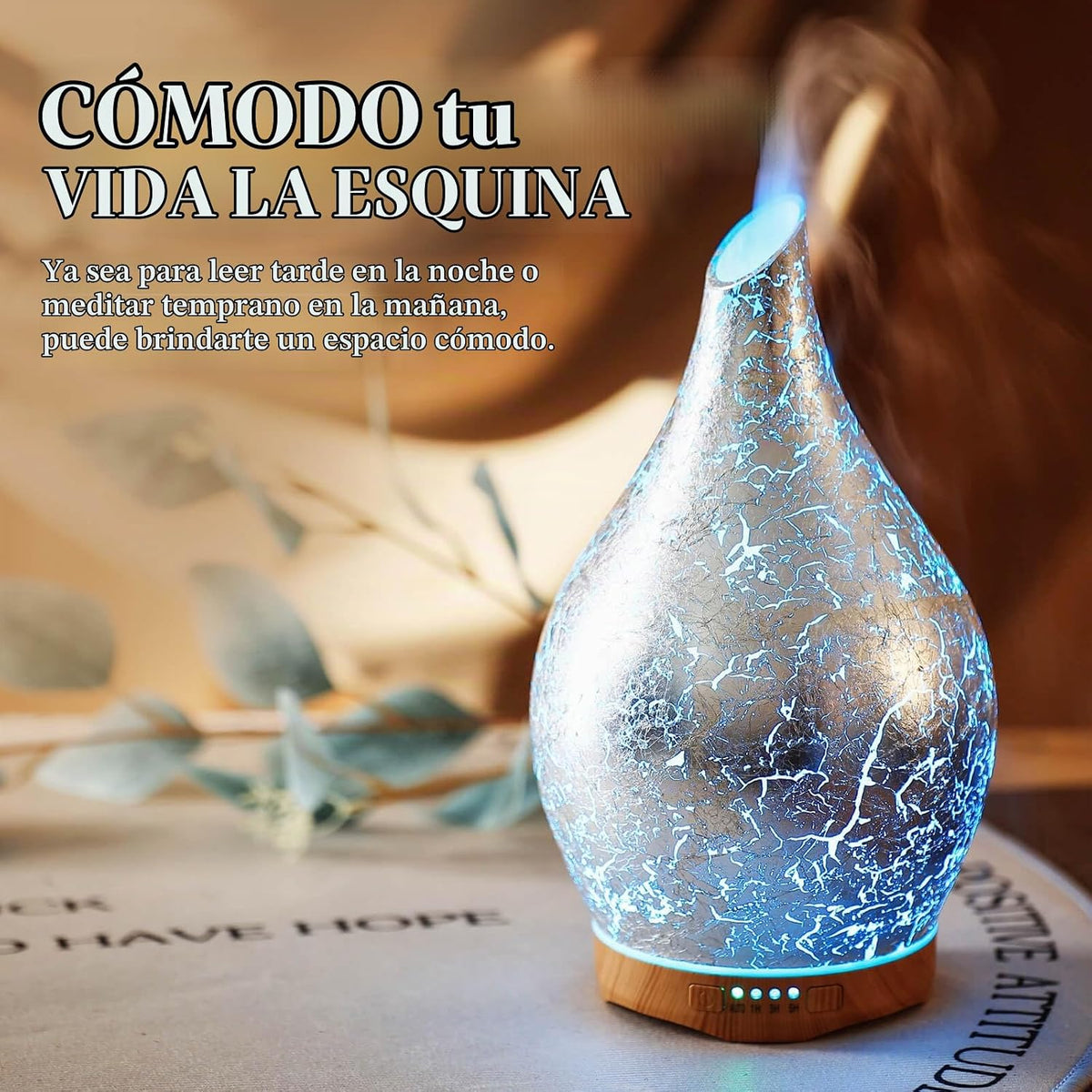 Porseme Difusor de Aceite Esencial de 280ml, Difusor de Aromaterapi...