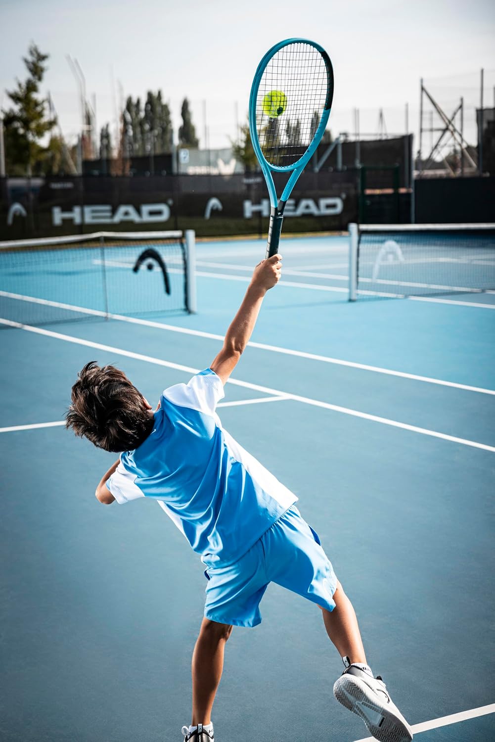 HEAD Raqueta de tenis Boom Jr. 2026 | Pre-encordado, edades 9-11