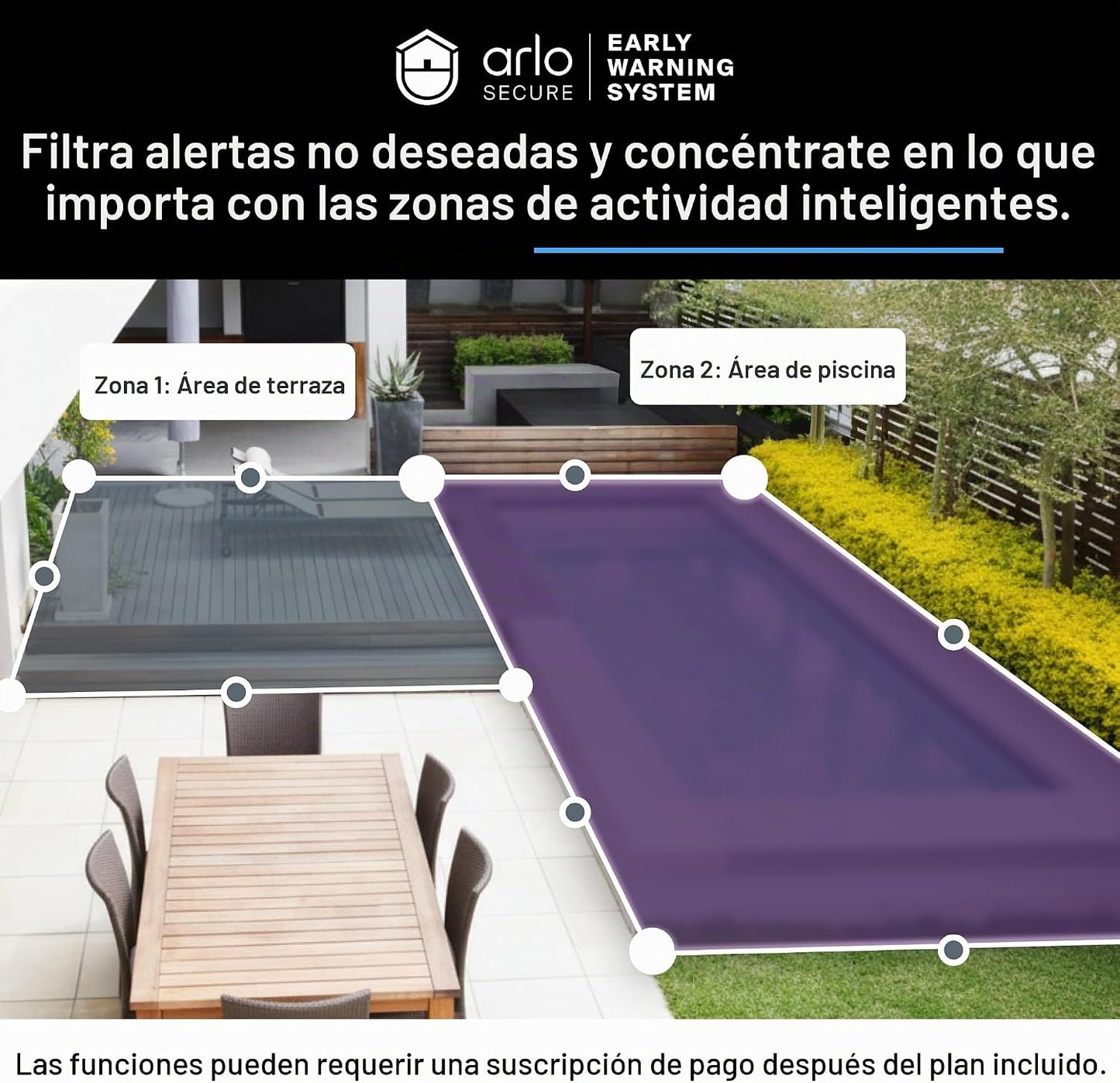 Arlo Timbre de video 2K (2.ª generación) inalámbrico o con cable -...