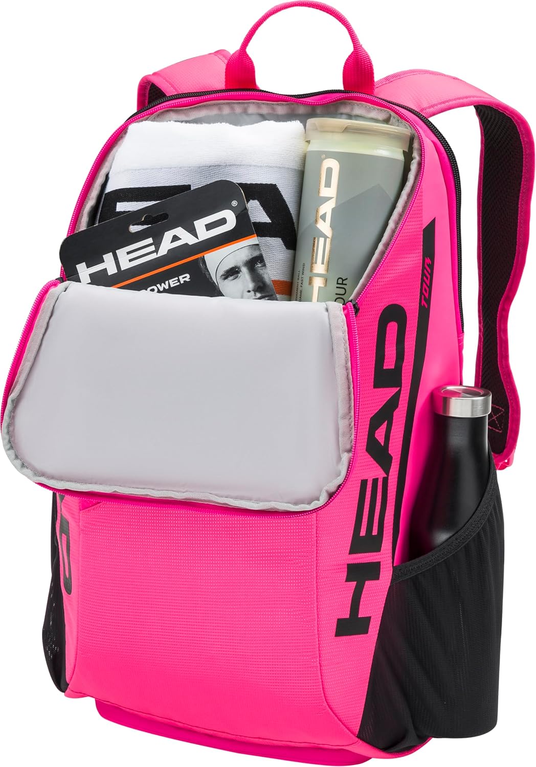 HEAD Mochila de tenis Tour 25L | Capacidad de 2 raquetas