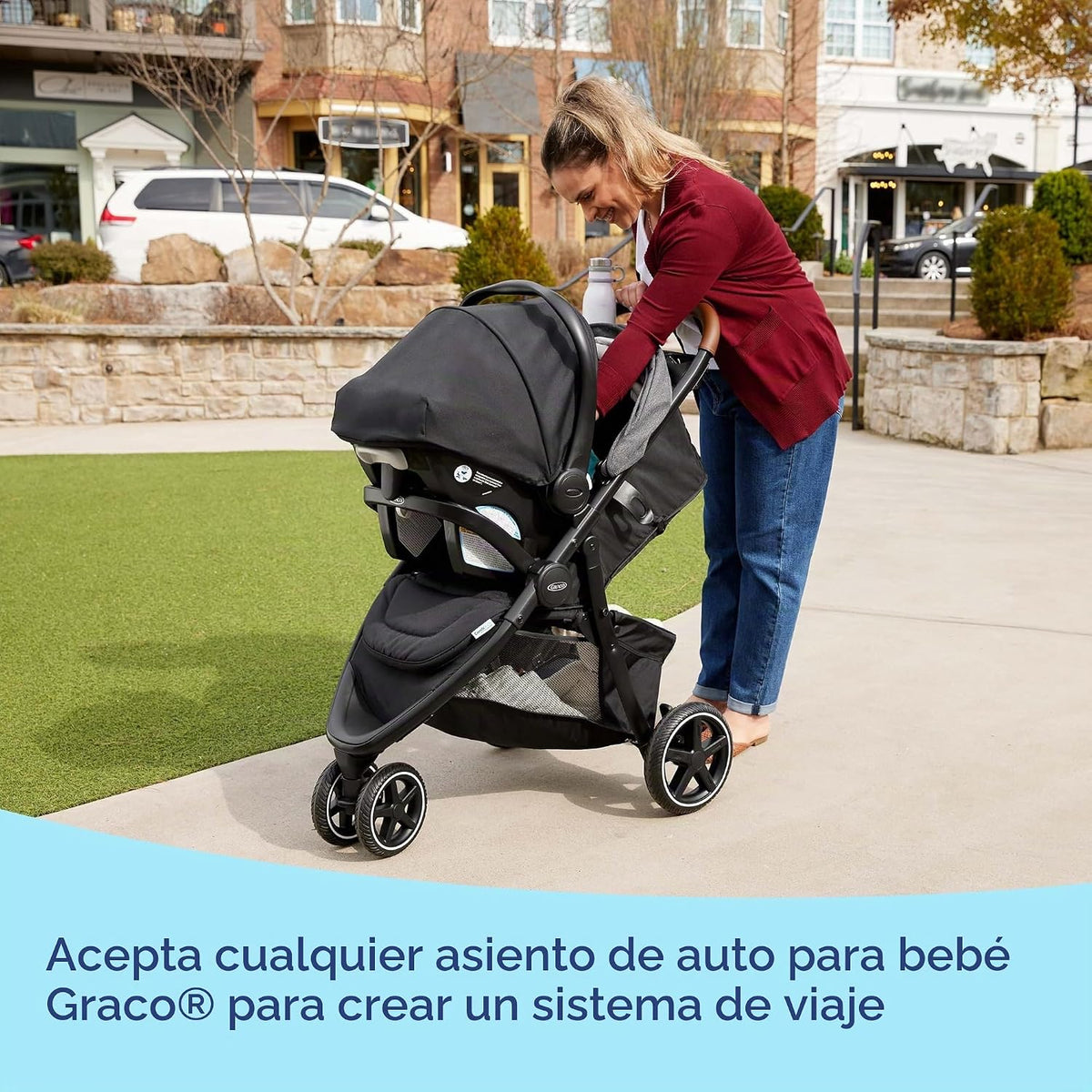 Graco Outpace LX Silla de paseo para todo terreno de 3 ruedas para...