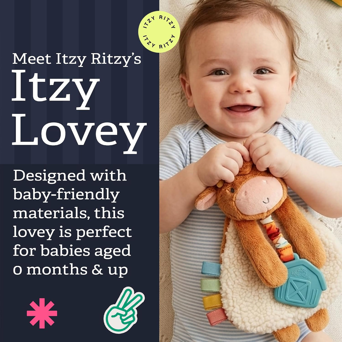Itzy Ritzy - Itzy Lovey Incluyendo Mordedor - Baby Lovey con morded...